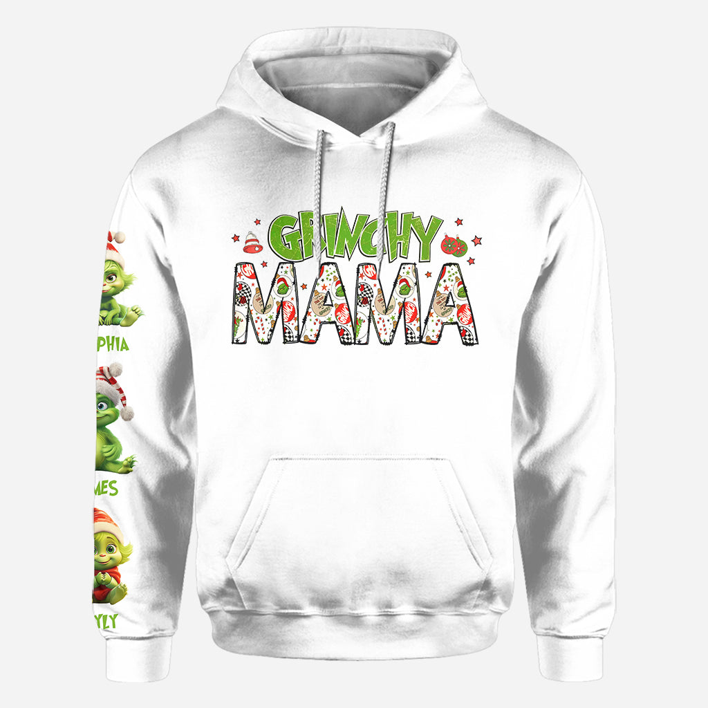 Personalized Grinch Mama All Over Shirt for Christmas Gift All Over Shirt GradoCreations