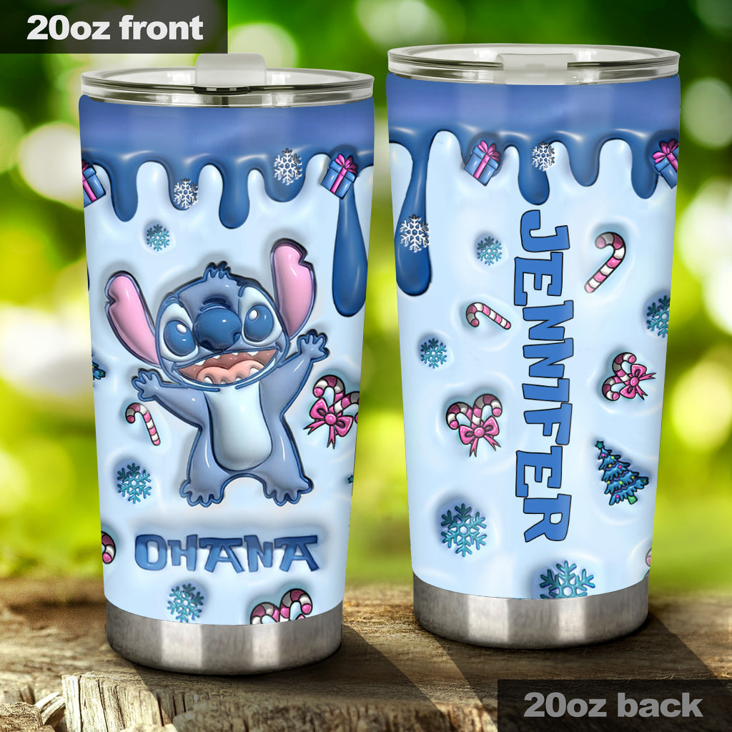 Personalized Ohana Tumbler Custom Name Gift for Birthdays Tumbler GradoCreations