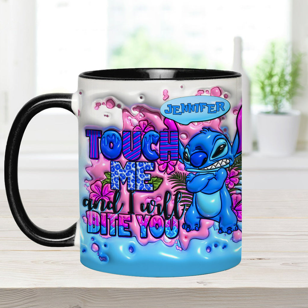 Personalized Ohana Accent Mug Custom Name Unique Gift Accent Mug GradoCreations