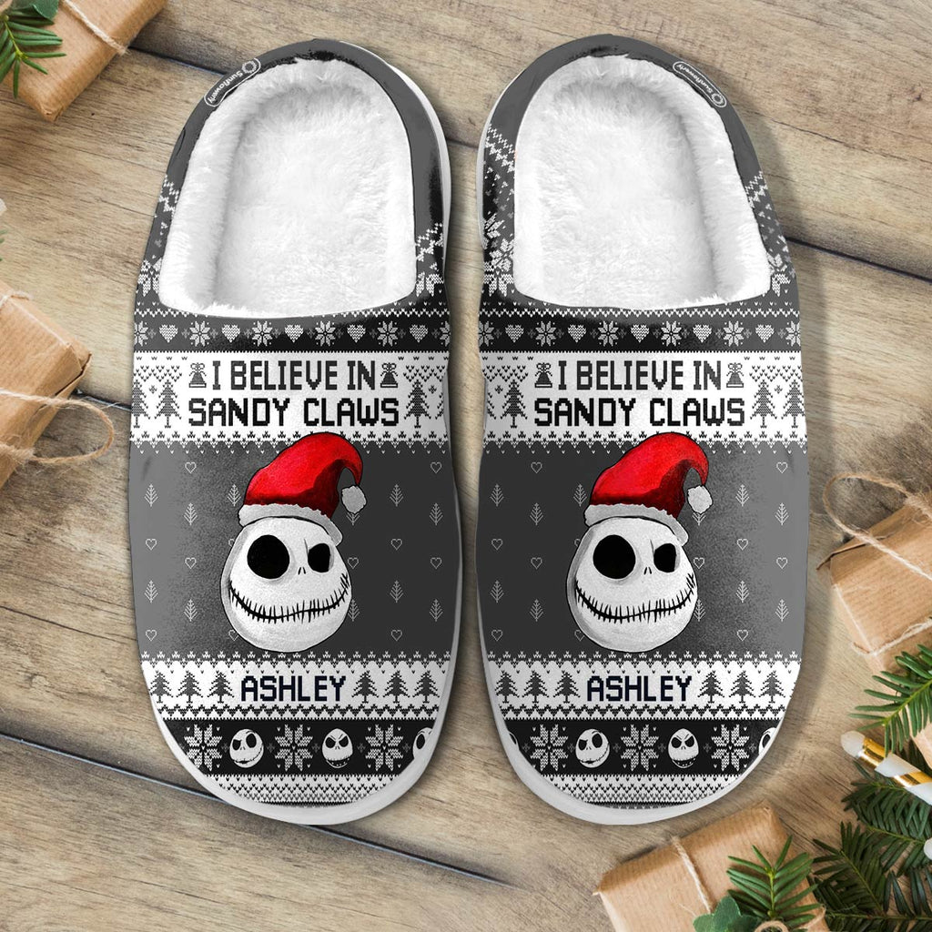 Personalized Nightmare Before Christmas Slippers with Custom Name Slippers GradoCreations