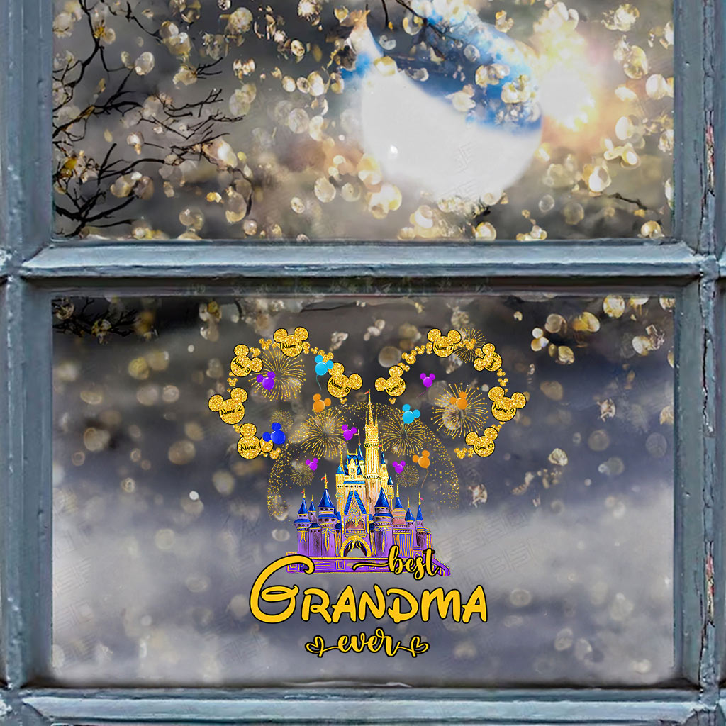 Personalized Best Grandma Ever Decal Die Cut Gift for Grandma Decal Die Cut GradoCreations