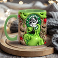 Personalized Halloween Accent Mug Custom Name Gift Idea Accent Mug GradoCreations