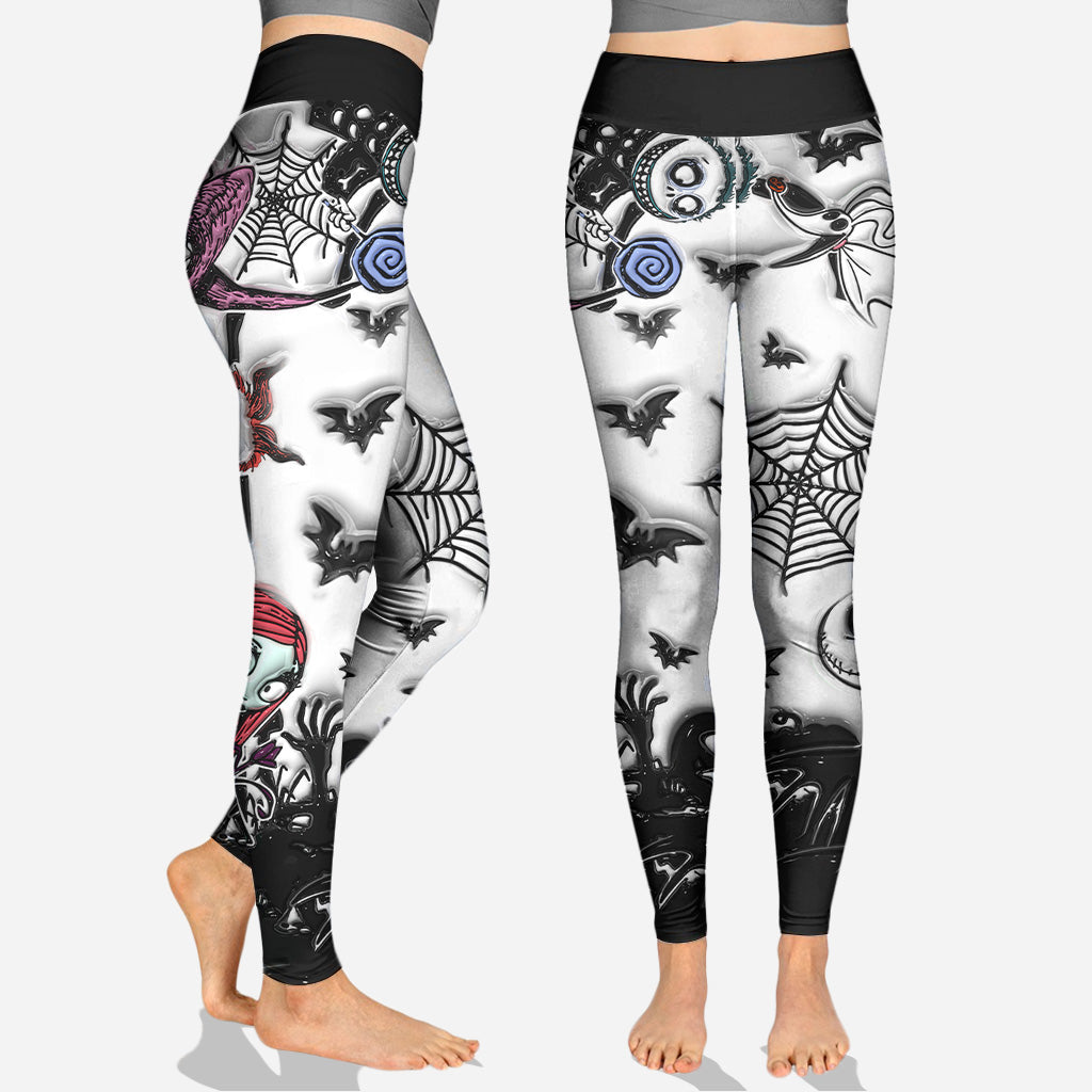 Personalized Nightmare Before Christmas Hoodie & Leggings Set Hoodie & Leggings GradoCreations
