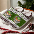 Personalized Christmas Slippers with Custom Name Chicky Nuggies Gift Slippers GradoCreations