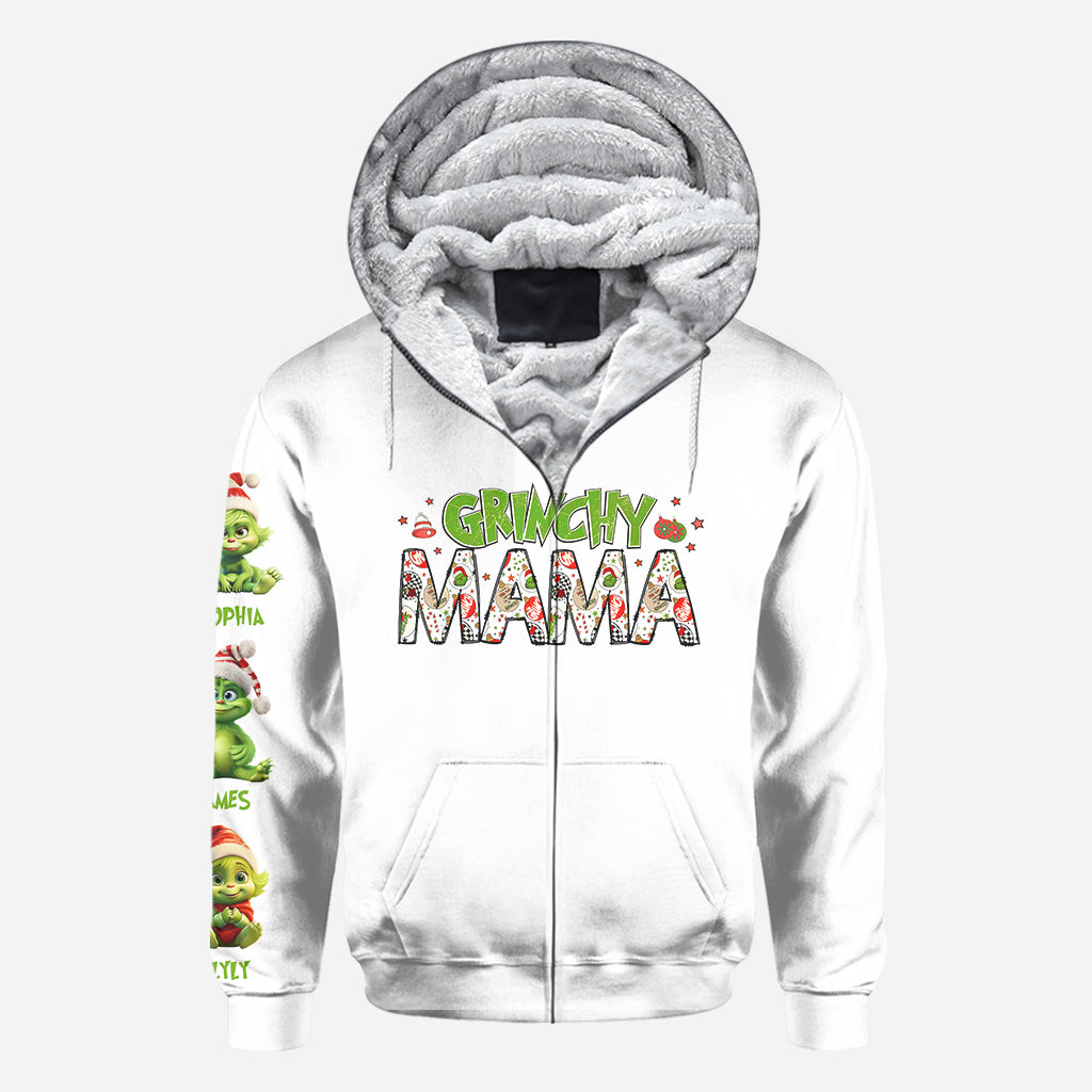 Personalized Grinch Mama All Over Shirt for Christmas Gift All Over Shirt GradoCreations
