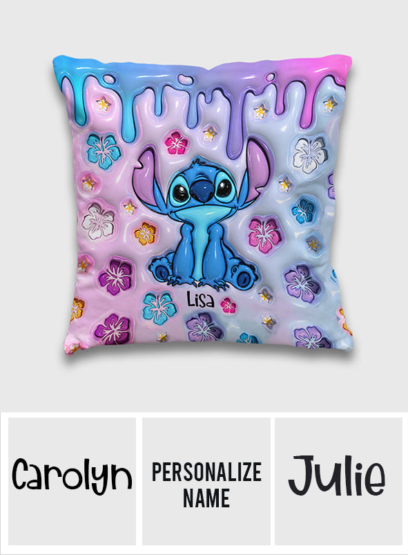 Personalized Ohana Throw Pillow Custom Name Gift for Family Throw Pillow GradoCreations