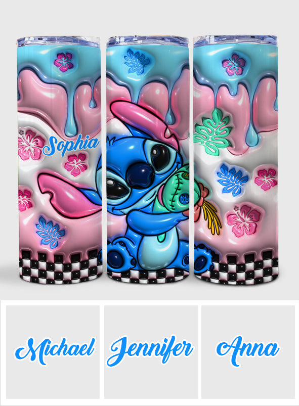 Personalized Ohana Skinny Tumbler Custom Name Gift for Family Skinny Tumbler GradoCreations