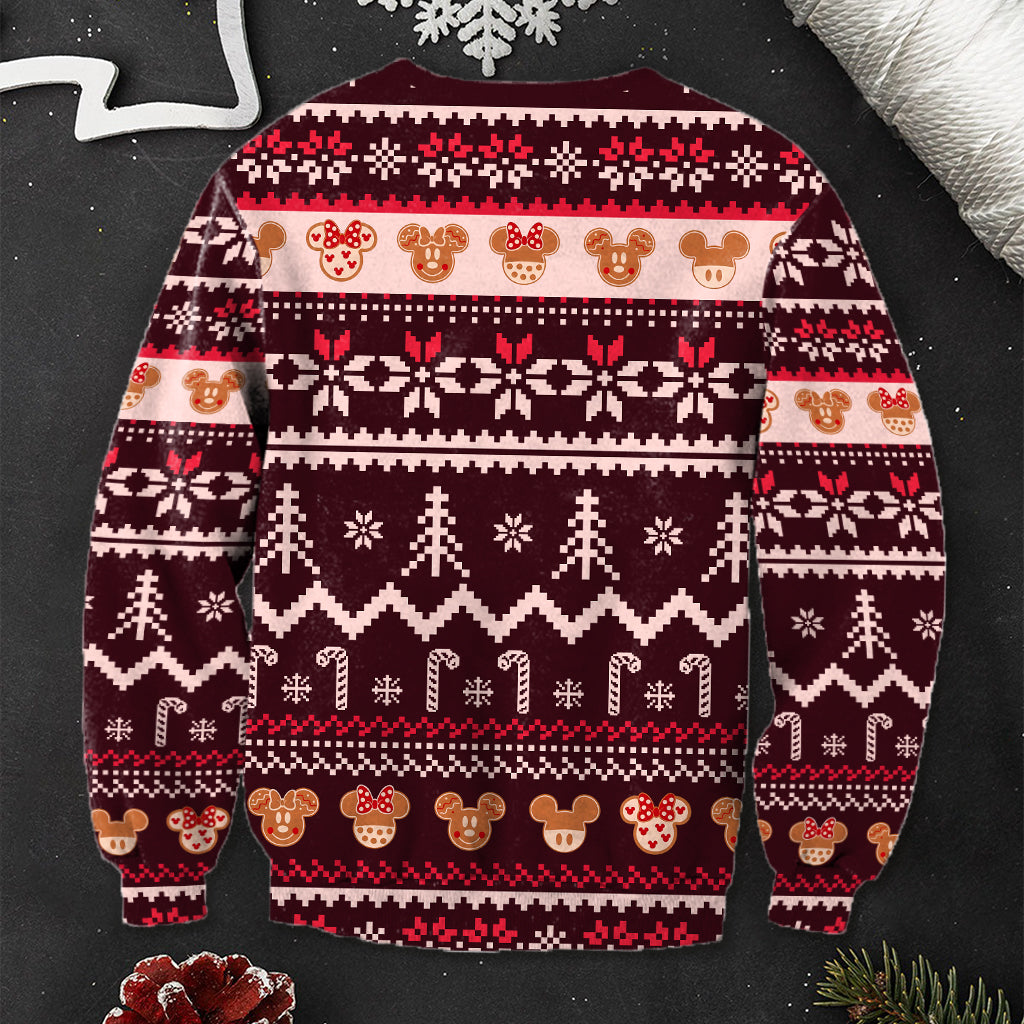 Personalized Merry Christmas Mouse Sweater Gift for Her Sweater GradoCreations