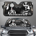 Personalized Nightmare Car Sunshade Custom Names Gift for Couple Car Sunshade GradoCreations