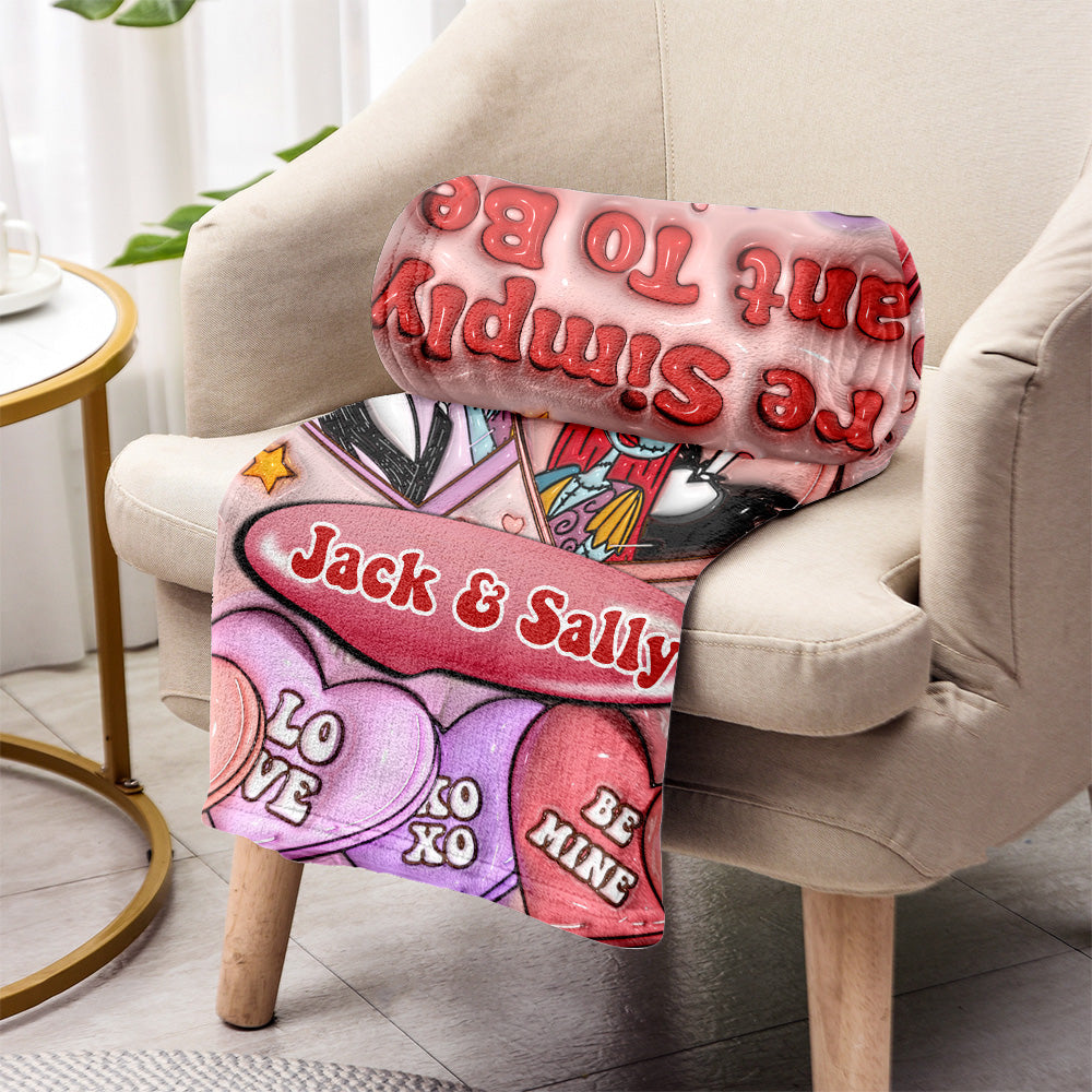 Personalized Nightmare Blanket Custom Love Design Gift Blanket GradoCreations