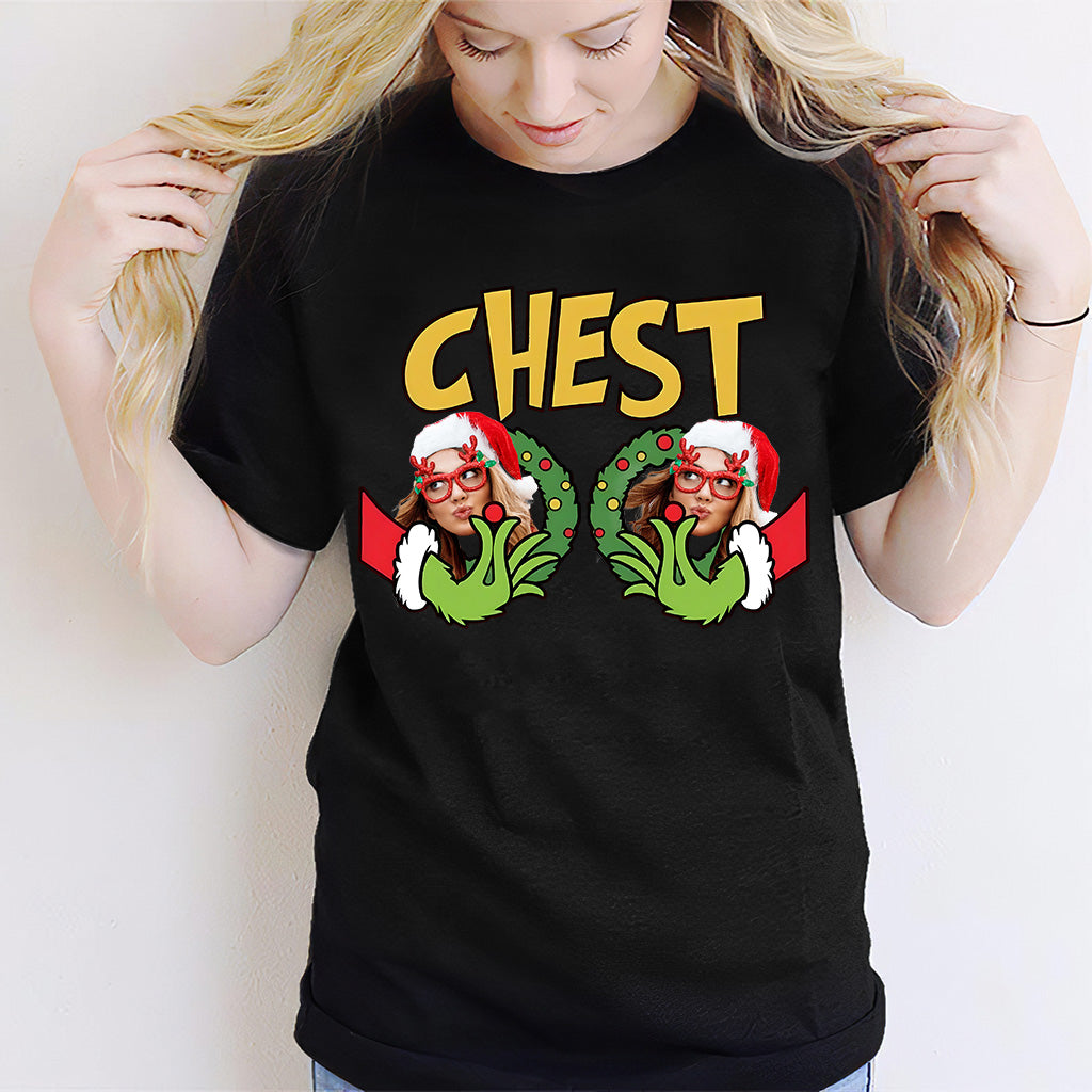 Personalized Grinchmas Christmas T-Shirt & Hoodie with Custom Name T-shirt & Hoodie GradoCreations