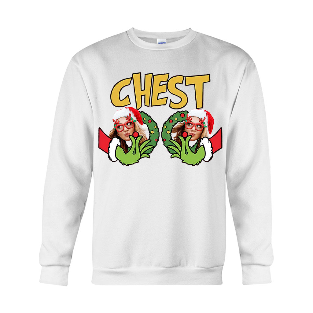 Personalized Grinchmas Christmas T-Shirt & Hoodie with Custom Name T-shirt & Hoodie GradoCreations