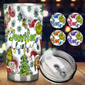 Personalized Grinch Tumbler with Name Custom Christmas Gift Tumbler GradoCreations