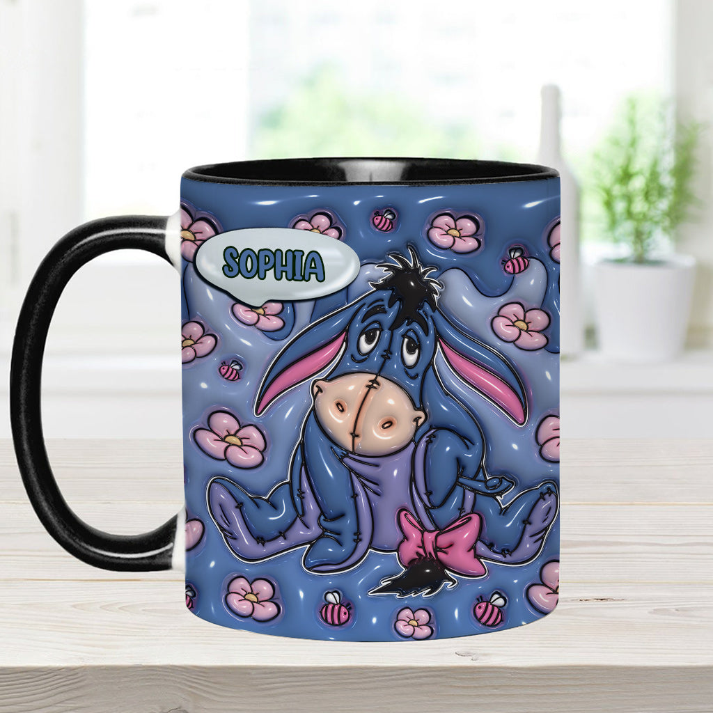 Personalized Mouse Accent Mug Custom Name Gift for Kids Accent Mug GradoCreations