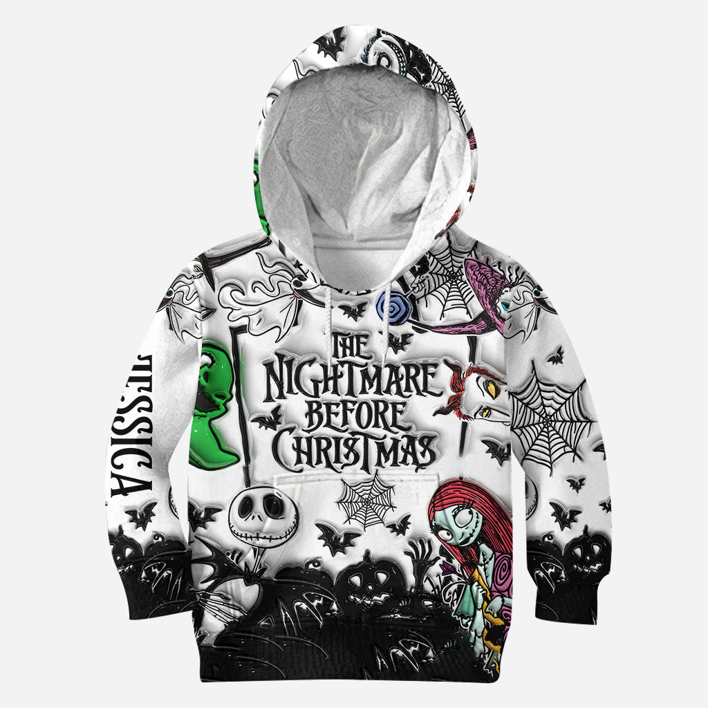 Personalized Nightmare Before Christmas Hoodie & Leggings Set Hoodie & Leggings GradoCreations