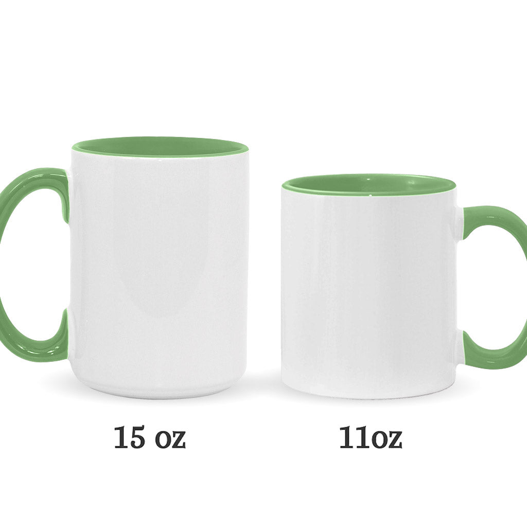 Personalized Christmas Accent Mug with Grinch Design for Kids Accent Mug GradoCreations