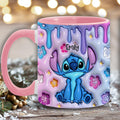 Personalized Ohana Accent Mug Custom Name Gift for Family Accent Mug GradoCreations