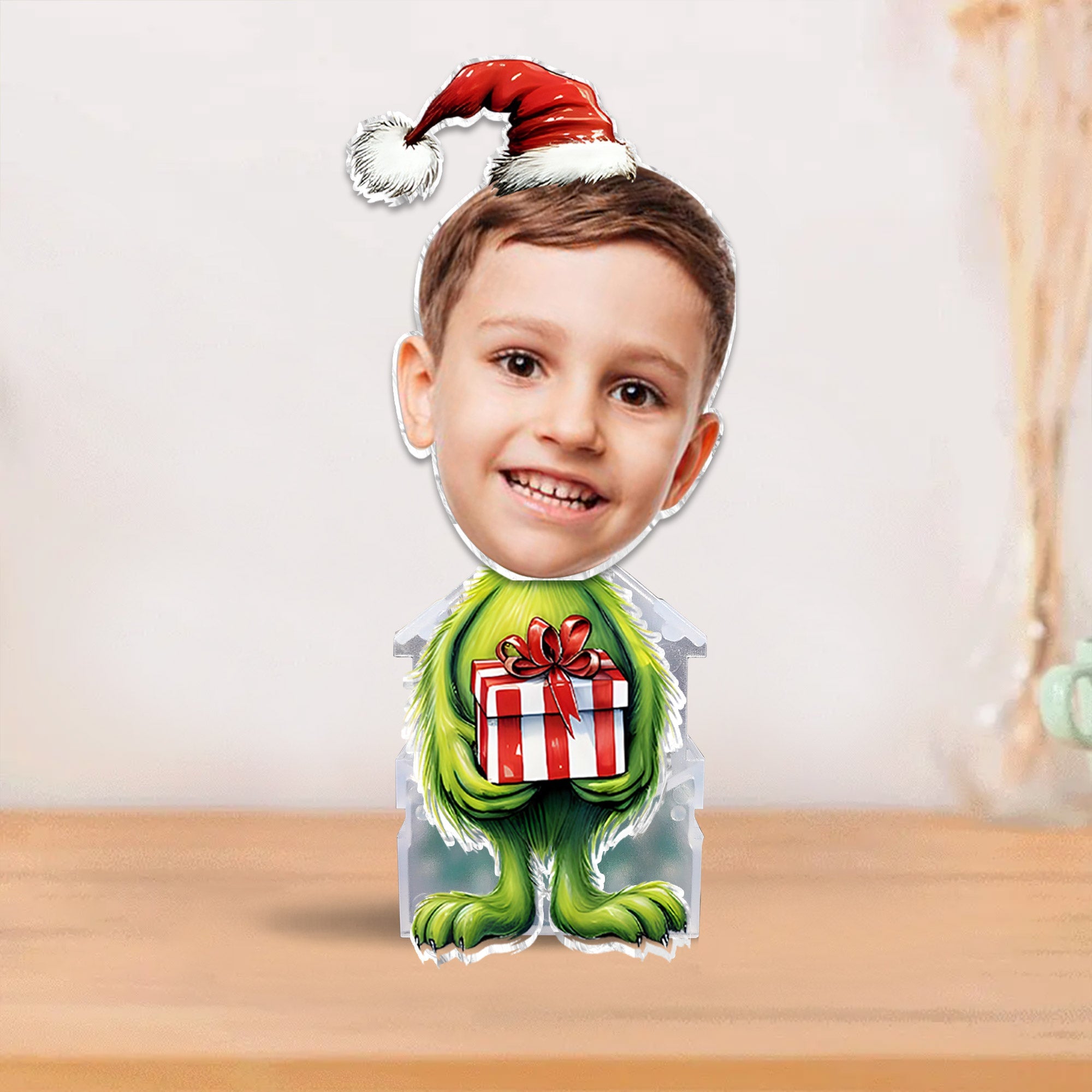 Personalized Shaking Head Christmas Decoration Custom Gift Custom Shaking Head GradoCreations