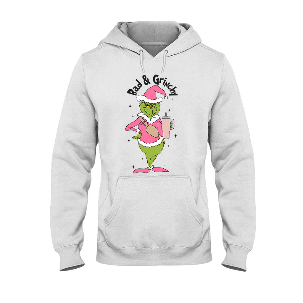 Personalized Grinch Christmas T-shirt and Hoodie Gift for Mom T-shirt & Hoodie GradoCreations