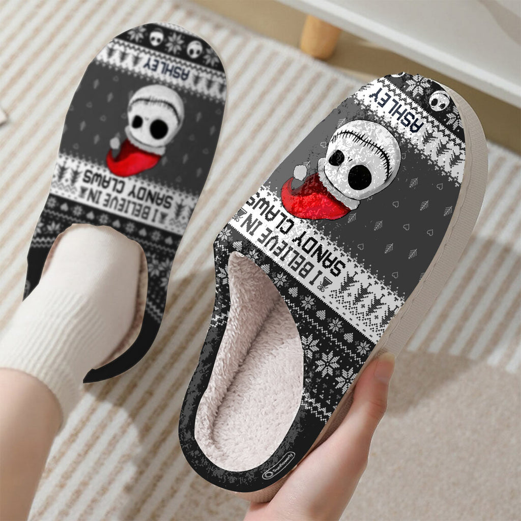 Personalized Nightmare Before Christmas Slippers with Custom Name Slippers GradoCreations