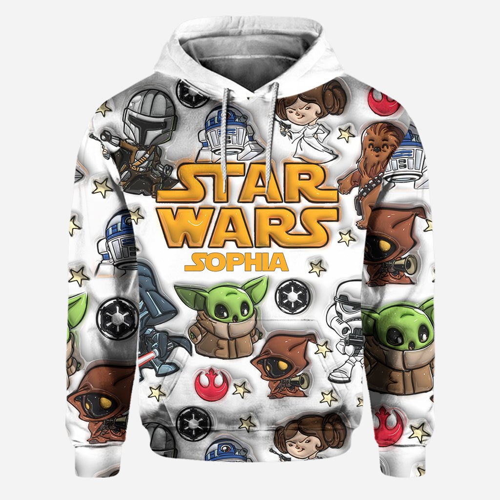 Personalized Star Wars Hoodie and Leggings Set Custom Name Gift Hoodie & Leggings GradoCreations