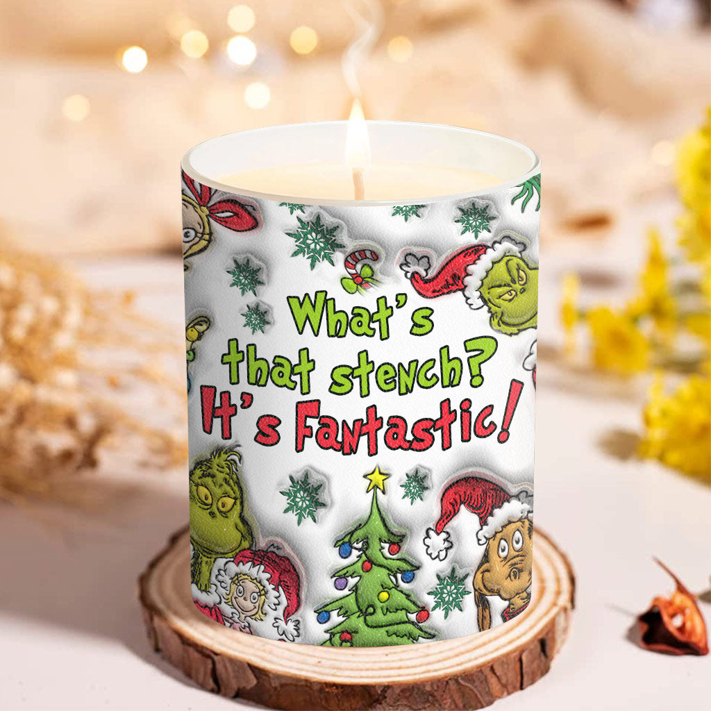 Personalized Christmas Candle with Wooden Lid Custom Name Gift Candle With Wooden Lid GradoCreations
