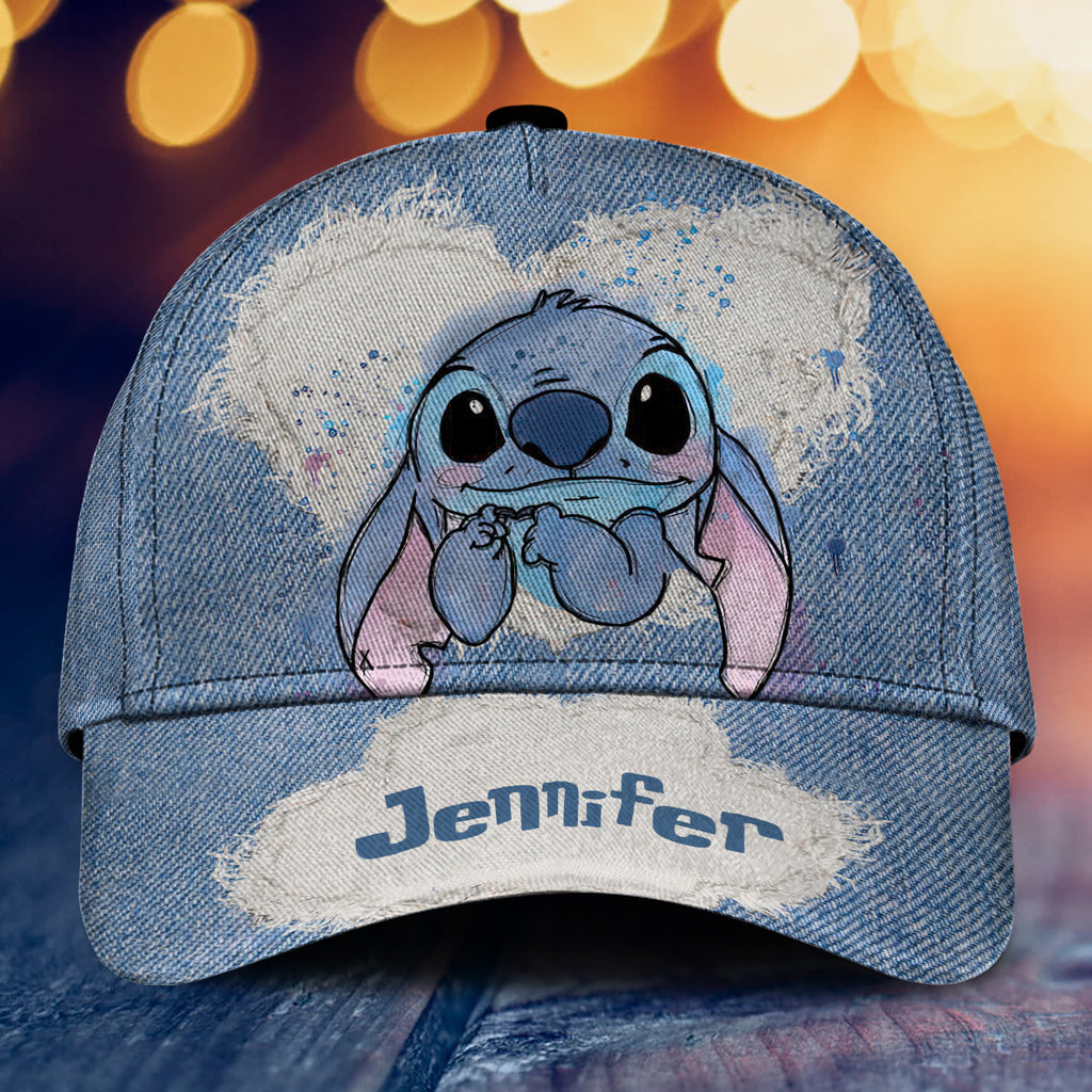 Personalized Denim Classic Cap Custom Name Gift for Birthday Classic Cap GradoCreations