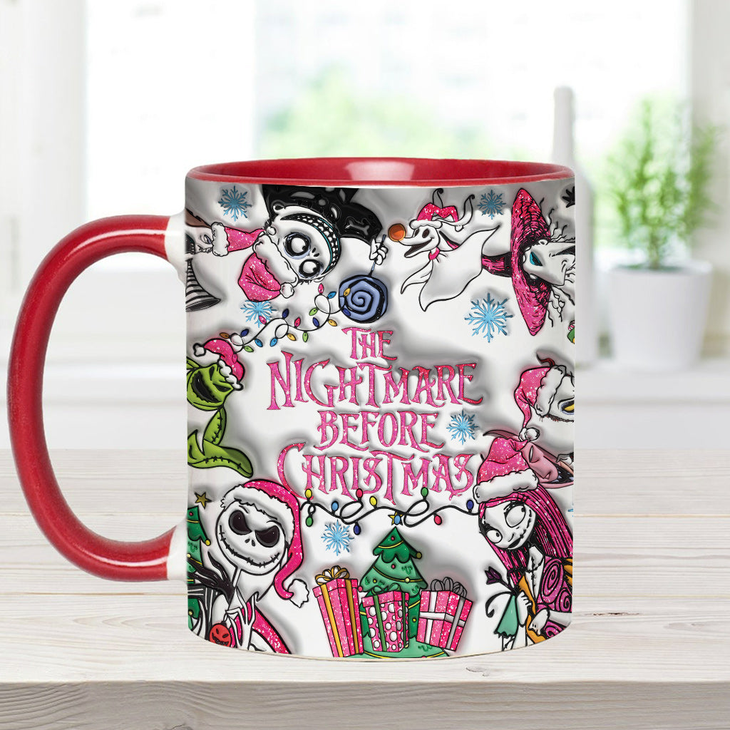 Personalized Nightmare Before Christmas Accent Mug Gift Accent Mug GradoCreations