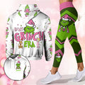 Personalized Grinch Era Christmas Hoodie and Leggings Set Hoodie & Leggings GradoCreations