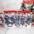 Personalized Christmas Accent Mug with Ohana Design for Mom Accent Mug GradoCreations