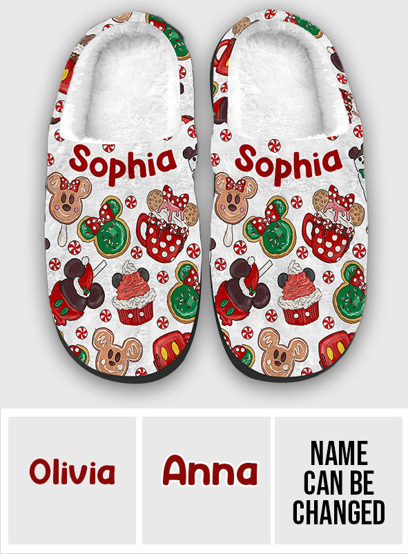 Personalized Cozy Slippers with Custom Design for Kids and Adults Slippers GradoCreations