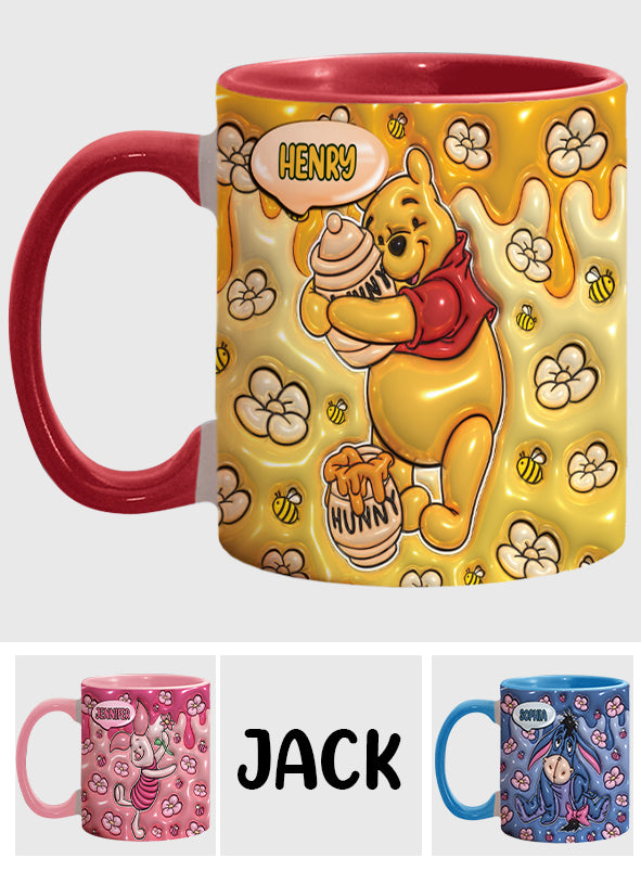 Personalized Mouse Accent Mug Custom Name Gift for Kids Accent Mug GradoCreations