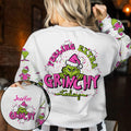 Personalized Grinchy Holiday Ugly Sweater Gift for Women Ugly Sweater GradoCreations