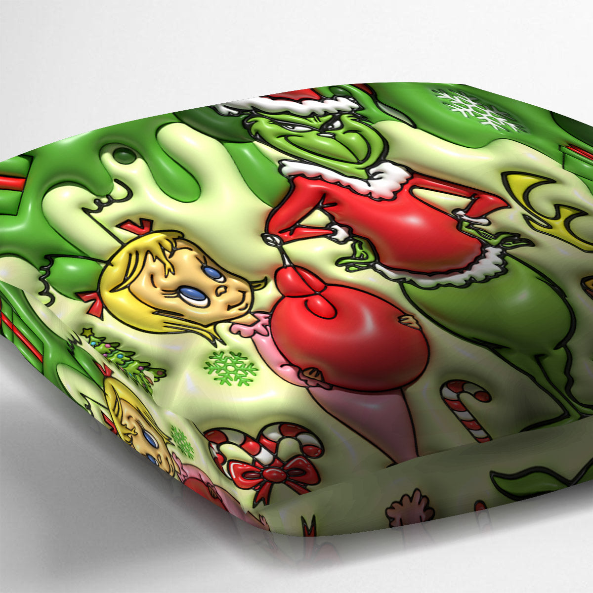 Personalized Merry Christmas Throw Pillow Custom Gift for Kids Throw Pillow GradoCreations