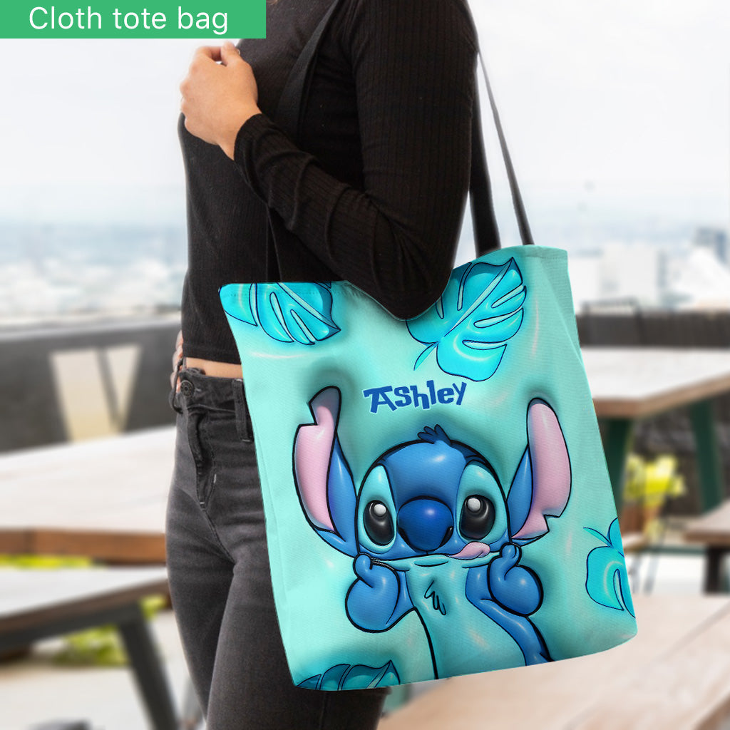 Personalized Ohana Tote Bag Custom Name Unique Gift Tote Bag GradoCreations