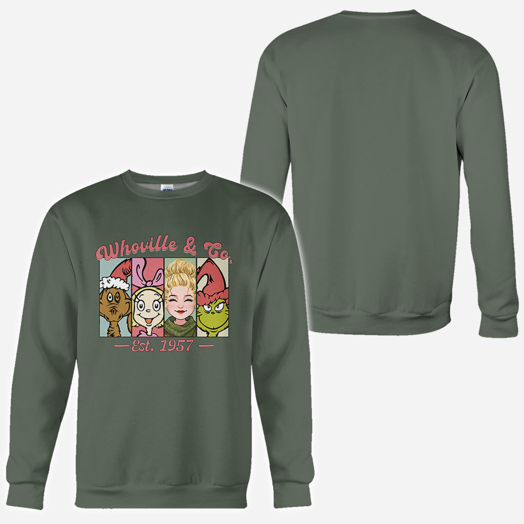 Personalized Whoville & Co. Christmas All Over Shirt Gift All Over Shirt GradoCreations
