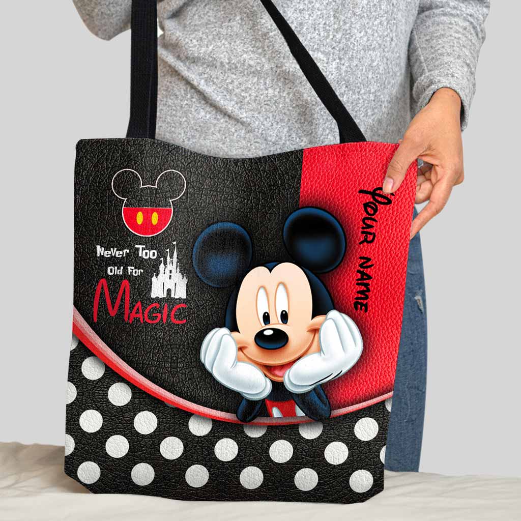 Personalized Mickey Mouse Tote Bag Custom Name Gift for Mom Tote Bag GradoCreations