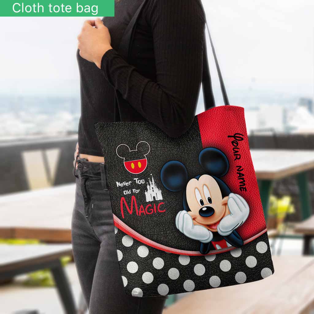 Personalized Mickey Mouse Tote Bag Custom Name Gift for Mom Tote Bag GradoCreations
