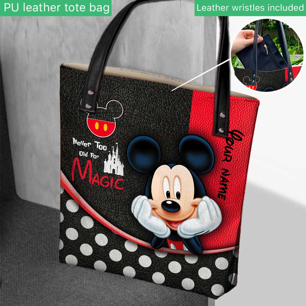 Personalized Mickey Mouse Tote Bag Custom Name Gift for Mom Tote Bag GradoCreations