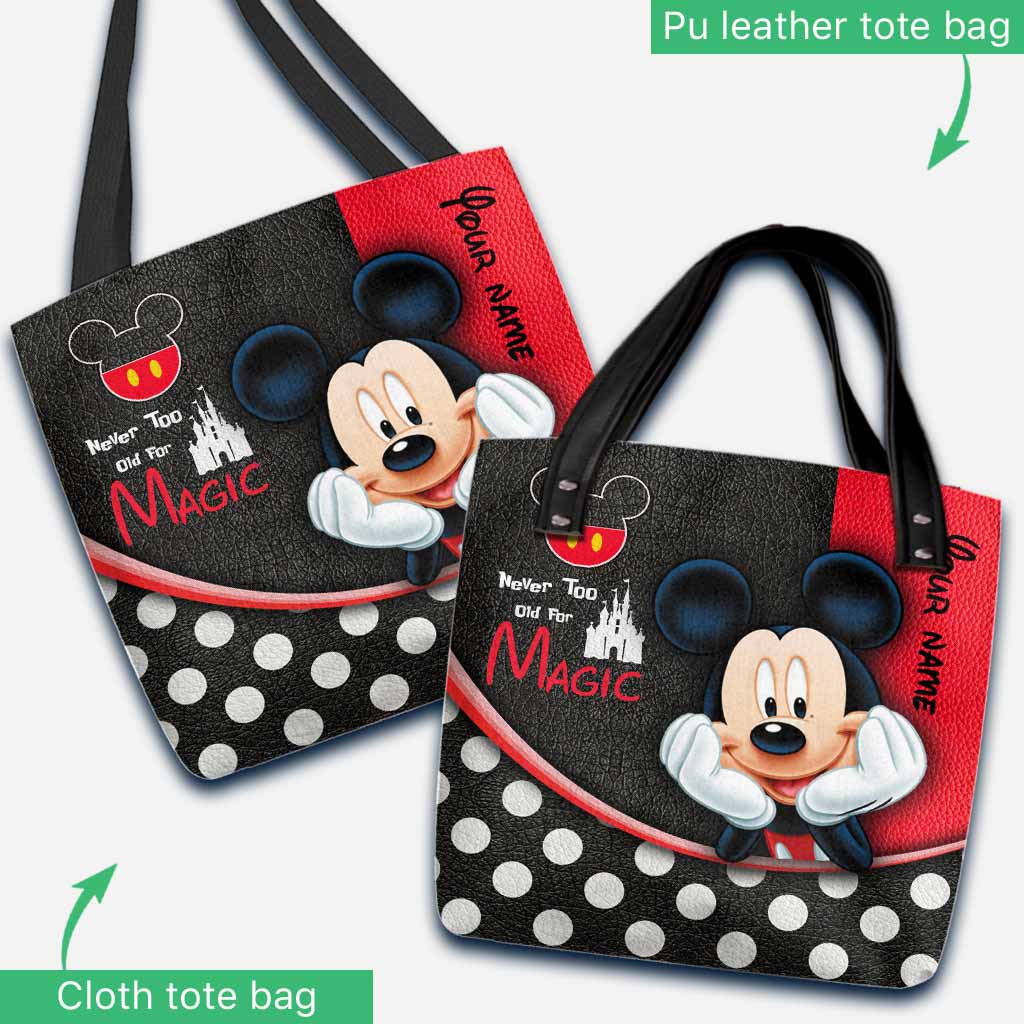 Personalized Mickey Mouse Tote Bag Custom Name Gift for Mom Tote Bag GradoCreations