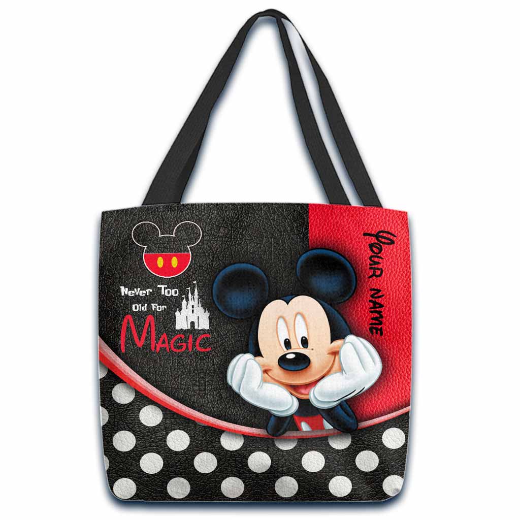 Personalized Mickey Mouse Tote Bag Custom Name Gift for Mom Tote Bag GradoCreations