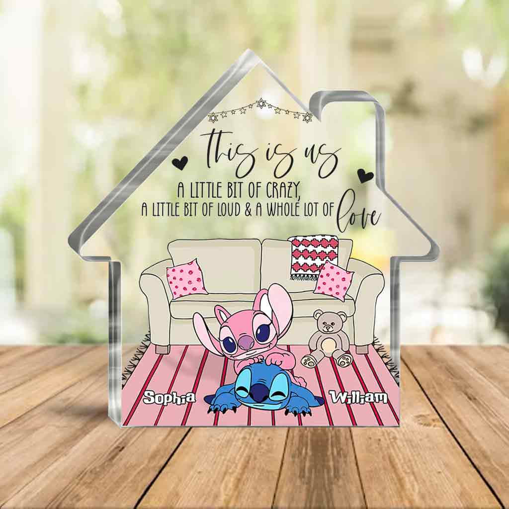 Personalized Ohana Acrylic Plaque Custom Name Home Decor Gift Custom Shaped Acrylic Plaque GradoCreations