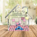 Personalized Ohana Acrylic Plaque Custom Name Home Decor Gift Custom Shaped Acrylic Plaque GradoCreations