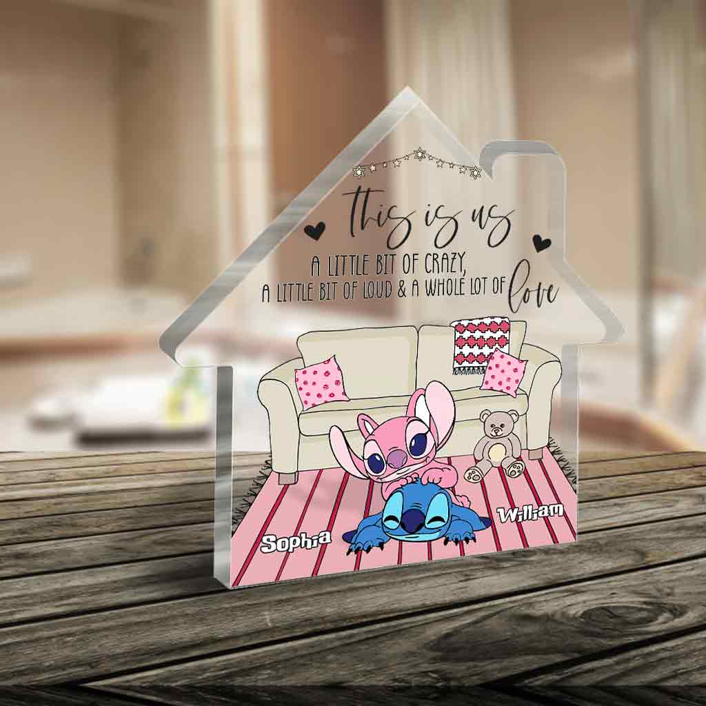 Personalized Ohana Acrylic Plaque Custom Name Home Decor Gift Custom Shaped Acrylic Plaque GradoCreations