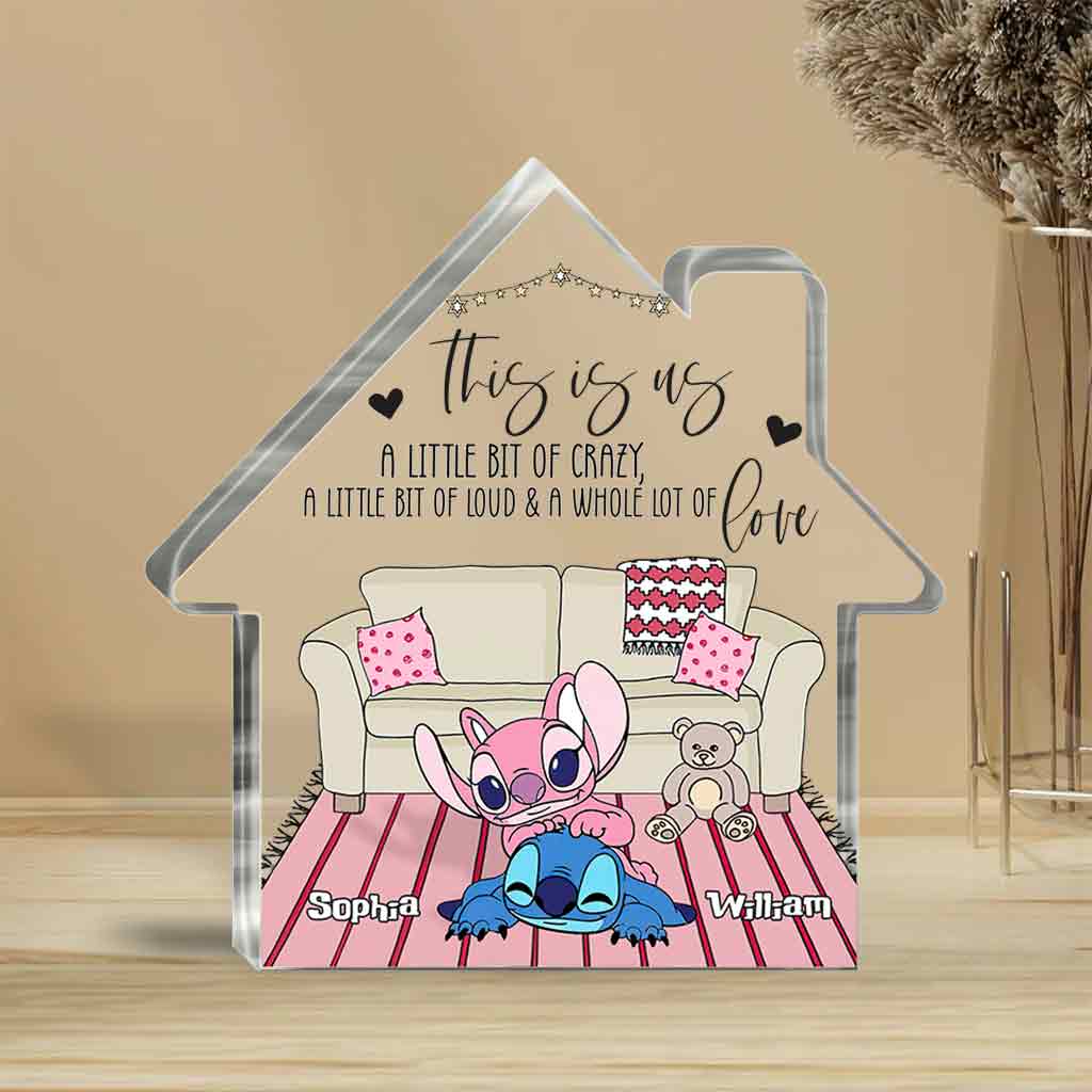 Personalized Ohana Acrylic Plaque Custom Name Home Decor Gift Custom Shaped Acrylic Plaque GradoCreations