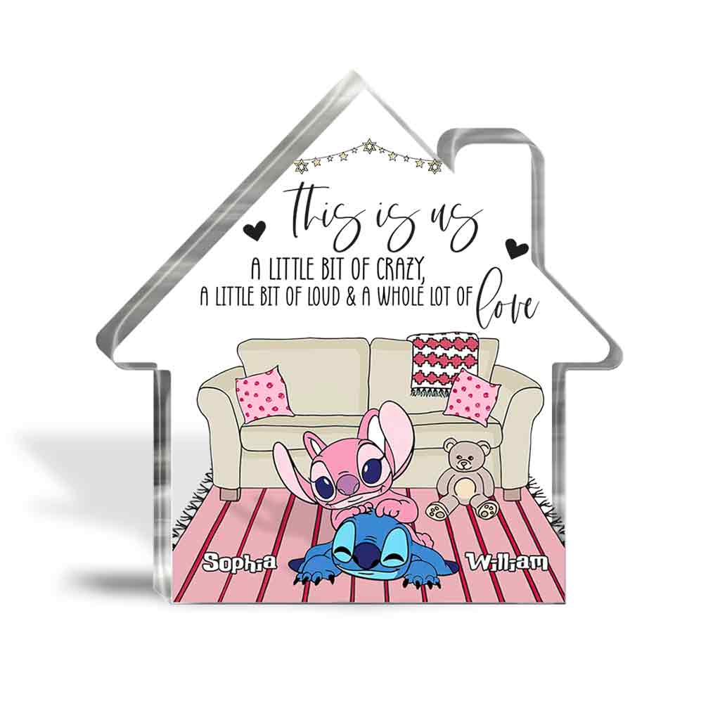 Personalized Ohana Acrylic Plaque Custom Name Home Decor Gift Custom Shaped Acrylic Plaque GradoCreations