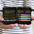 Personalized Best Mom in the Galaxy Mug Custom Names Gift Mug GradoCreations