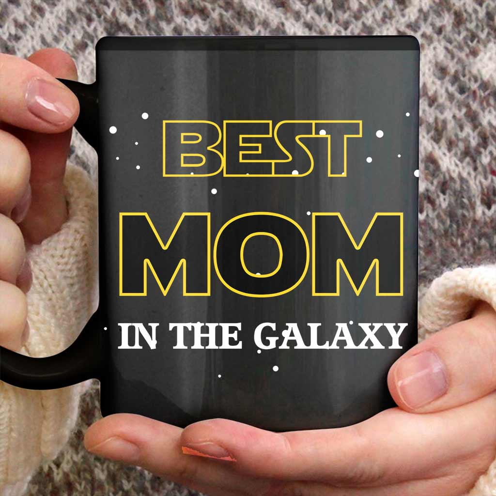 Personalized Best Mom in the Galaxy Mug Custom Names Gift Mug GradoCreations