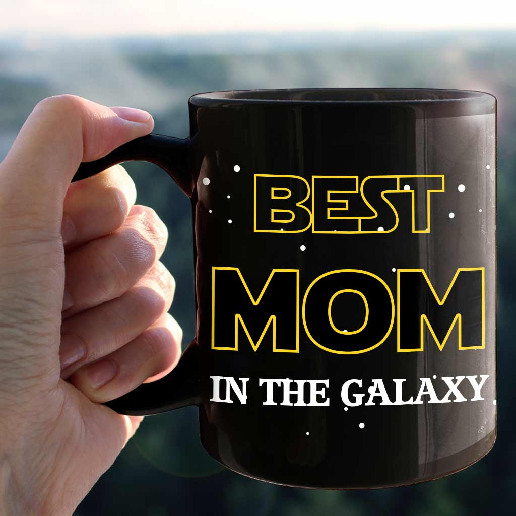 Personalized Best Mom in the Galaxy Mug Custom Names Gift Mug GradoCreations