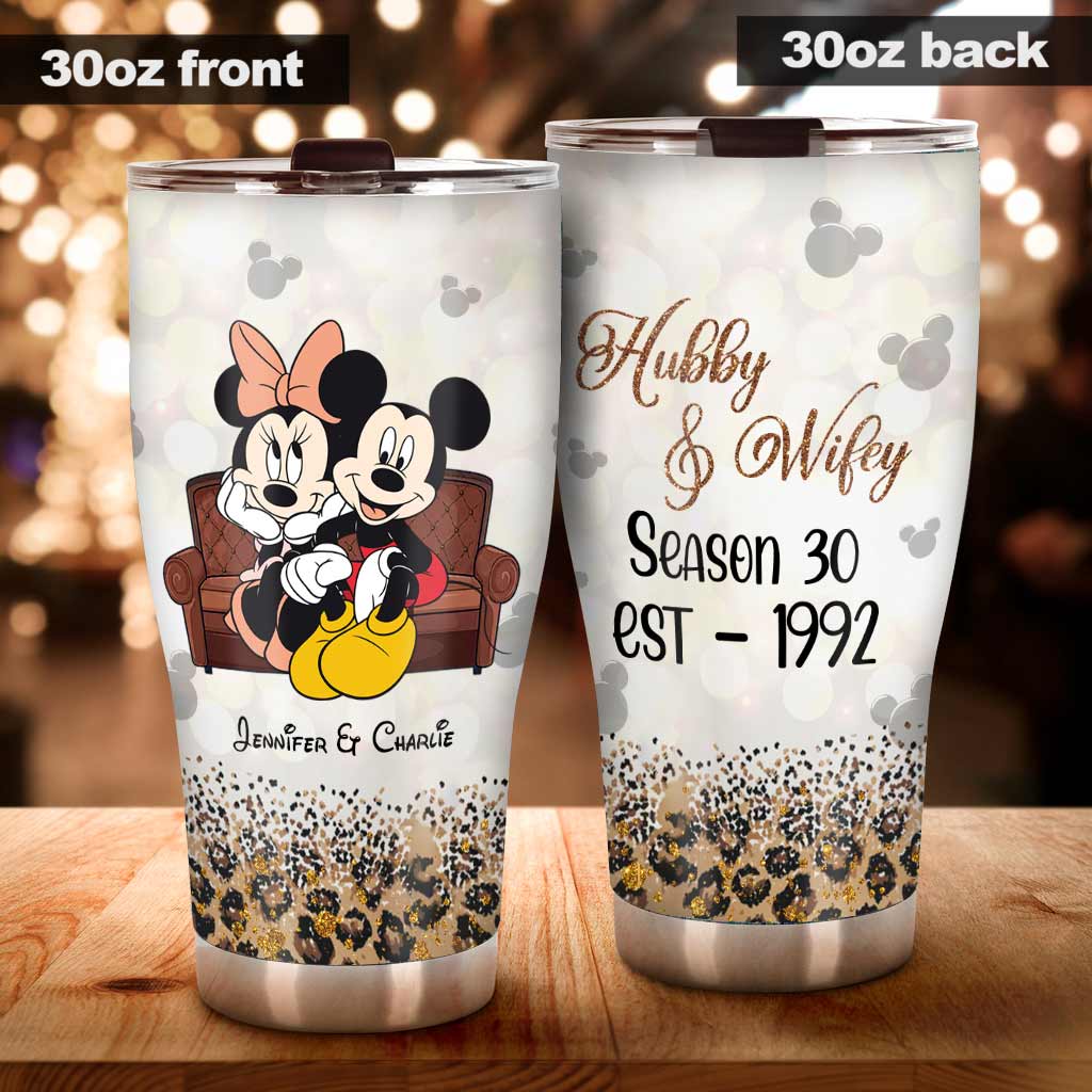 Personalized Mickey Mouse Tumbler Custom Couple Gift Stainless Steel Tumbler GradoCreations